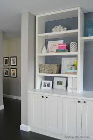 Well you are in the right place, because nothing gets us excited quite like a good ikea hack. Ikea Diy Built In Hack Using Ikea Cabinets And Shelves Ikea Cabinets Ikea Living Room Ikea Built In