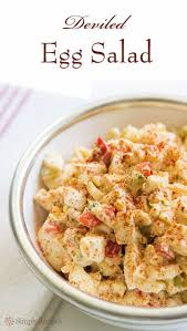 Egg Salad Deviled Egg Style Yum Simplyrecipes Com Recipe Recipes Egg Salad Recipe Deviled Egg Salad
