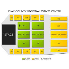 Clay County Regional Events Center 2019 Seating Chart