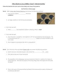 5 points of darwin's natural selection worksheet answers. Natural Selection Survival Of The Fittest Worksheet