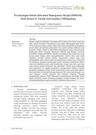 Contoh skripsi pendidikan teknik informatika dan komputer. Pdf Perancangan Sistem Informasi Manajemen Skripsi Simasi Studi Kasus S1 Teknik Informatika Ummagelang