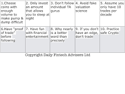 (and that's true, crypto markets have no fixed. 10 Heuristics To Make Money Trading 24 7 Unregulated Crypto Markets And Still Have A Life Daily Fintech