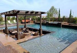 Randy angell designs together with builder pool environments. Top 8 Spectacular Outdoor Living Spaces Kevin Szabo Jr Plumbing Plumbing Services Local Plumber Tinley Park Il Luxury Pools Backyard Sunken Patio Backyard Pool