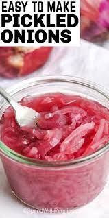 Pickled Red Onions Are A Colorful And Tangy Way To Dress Up Almost Any Dish Pickled Red Onions Red Onion Recipes Recipes