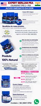 Expert Berlian Colágeno Tipo 2 + PEA Formula Importada - Suporte avançado  para articulações saudáveis!