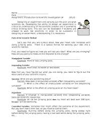 Introduction To Scientific Investigation Worksheet Lesson Planet Scientific Method Scientific Investigation Scientific Method Worksheet