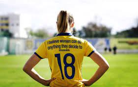 Sweden National Team Celebrates International Women S Day With New Inspirational Jerseys Swedish Women International Womens Day Sweden Soccer