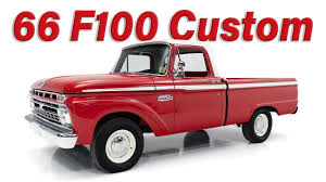 The model was introduced as a second generation in the f series in 1953. 1966 Ford F100 Custom Cab Youtube