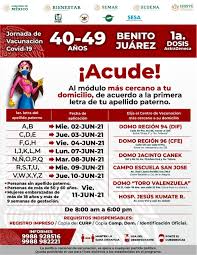 Calendario cuándo me toca vacunarme. Vacunacion Para Mayores De 40 Anos En Cancun Iniciara El 2 De Junio