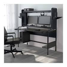 Fredde Schreibtisch Schwarz Ikea Deutschland Diy Computer Desk Room Setup Ikea Gaming Desk