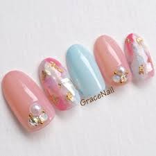 夏海リゾート女子会ハンド Gracenailのネイルデザインno3156897
