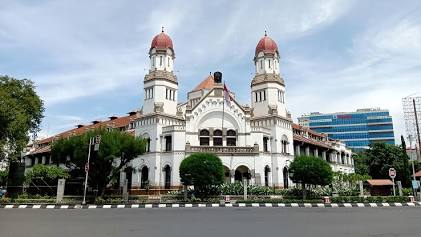 Lawang Sewu, Semarang, buatan AI