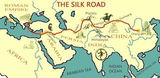 Pin By Greenarmy49 On China Silk Road Silk Road Map Silk Route