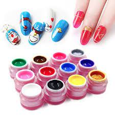 Import 12 Colors Nail Painting Gel Polish From Amazon To Pakistan Halloween Bat Nail Art Bat Nails Art Gel Nail Art