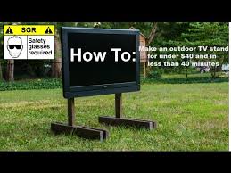 Diy mount for installing a tv in a storage compartment of your rv. Diy Tv Stand Youtube