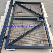 Farm gate double gate galvanized metal garden bridge gates outdoor structures drop gate. China Clear View Anti Climb 358 Mesh Clear Vu Double Swing Gates Single Swing Gates And Sliding Gates China Clear View Anti Climb Security Fences