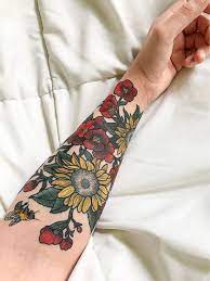 Reddit Tattoos Floral Tattoo Done By Sam Fortney At American Crow Tattoo In Gahanna Ohio Tattoos Half Sleeve Tattoo Crow Tattoo