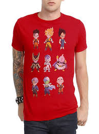 Dragon ball z shirt hot topic. Dragon Ball Z Chibi Characters T Shirt Chibi Characters Dragon Ball Chibi