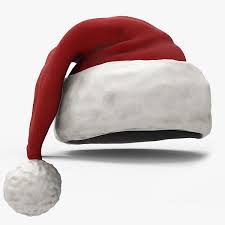Santaclaus Hat High Poly 3dmodel 3drender Object For The Christmas Holiday Season 3d Model Model Christmas Hat