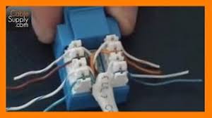 This socket has many names. How To Cable A Computer Jack Rj45 Cat 5e Youtube