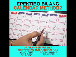 Paano Ang Calendar Method Youtube