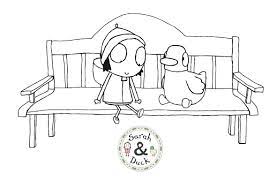 Click the duck on sarah s head coloring pages to view printable version or color it online compatible with ipad and android tablets. Sarah Duck We Ve Just Added Some Lovely Sarah And Duck Facebook