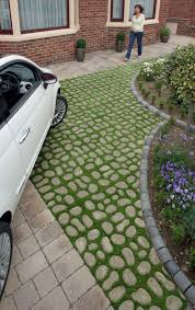 Asphalt Driveway Edging Ideas Concrete Flags With Block Border Arizona Flag Modern Landscape Design Front Yard Modern Landscaping Front Yard Landscaping Design