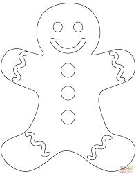 Coloring Pages Of A Gingerbread Man Gingerbread Man Coloring Page Christmas Coloring Pages Gingerbread Man Template