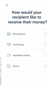 You can send an international money transfer in person, by phone, website or mobile app. Worldremit Money Transfer By Worldremit