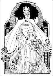 Maybe you would like to learn more about one of these? Tangled Disney Coloring Pages For Adults Novocom Top