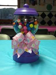 Gumball Machine Centerpiece Clay Pot Crafts Gumball Machine Craft Bubble Gum Machine