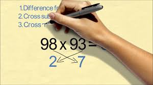 A Math Trick To Solve 97x96 In Your Head And To Multiply Any Two Numbers Close To 100 In Your Head Math Tricks Solving Math