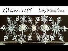Dollar Tree Diy Glam Snowflake Christmas Table Runner Youtube Dollar Tree Diy Christmas Table Runner Christmas Table