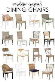 A coastal dining room has a light and breezy feel to it, with nautical colors punctuating the otherwise neutral tone. Beautiful Modern Coastal Dining Chairs Life On Virginia Street Coastal Dining Chairs Dining Chairs Coastal Dining Room