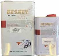 Acme Besney Professional High Gloss Clear Coat Gallon Kit With Medium  Hardener (4:1 Mix Ratio) For Auto Paint