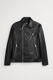 Faux Leather Biker Jacket In 2020 Faux Leather Biker Jacket Zara Leather Jacket Zara Biker Jacket