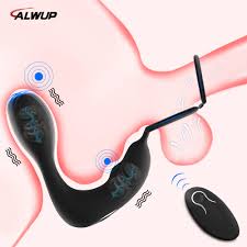 Wireless Remote Control Prostate Massager With Cock Ring