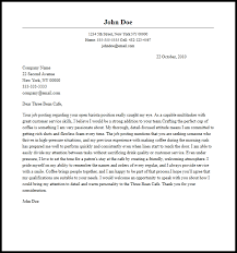 State that your resume and cover letter are attached. Professional Barista Cover Letter Sample Writing Guide Resume Now