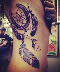 45 Amazing Dreamcatcher Tattoos And Meanings Tattoos Horseshoe Dreamcatcher Tattoo Horse Shoe Tattoo