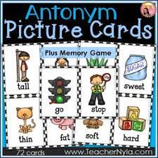 Antonyms Flash Cards Flashcards Teaching Printables Antonyms