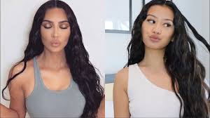 Apply a dollop of styling mousse to the top of your hair and brush it back well. Dream Waves Tutorial Kim Kardashian Inspired Youtube