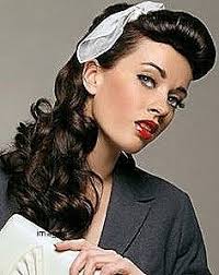 1950s long pin up hair and make up. Awesome Fifties Hairstyles For Long Hair Awesome Fifties Hairstyles 1950s Hairstyles For Long Hair 1950s Hairstyles Fifties Hair