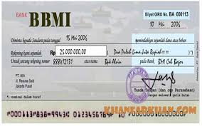 Di sebelah kiri cek terdapat stub cek, di. Jenis Jenis Contoh Gambar Cek Dan Bilyet Giro Tabel Perbedaan