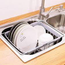 Maybe you would like to learn more about one of these? Dish Drying Rack Expandable Plastic Dish Drainer Over Sink Counter Fruit Vegetable Colander Basket Organzier Kitchen Items Mode Racks Holders Aliexpress