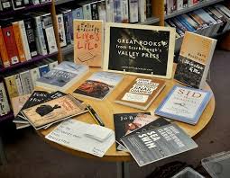 The Book Table Beautifully Laid Out By Poppy For J M S Library Event On The 11th April We Later Got A Second Table Going Great Books Book Table Book Design