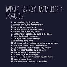 Middle School Memories A Playlist School Memories Middle School School Dance Themes