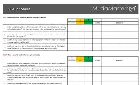 5s audit templates mudamasters