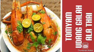 Demikian resep tomyam seafood yang bisa kami sajikan. Resepi Tomyam Udang Galah Tom Yum Goong Youtube