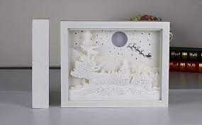 October 22, 2019 november 12, 2019. Make Diy 3d Christmas Shadow Box Card For Home Decoration View Shadow Box Card Sweetmade Product Details From Shenzhen Sweetmade Gifts Co Ltd On Alibaba Co Christmas Shadow Boxes Home Decor Decor