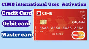 Other institutions may assess fees for use of atms in their network. Cimb International Withdrawal Atm Card Activation For Overseas Uses Youtube